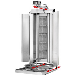 Аппарат для шаурмы газовый GGM Gastro DOBK5-SB-N (Inox) Thumb