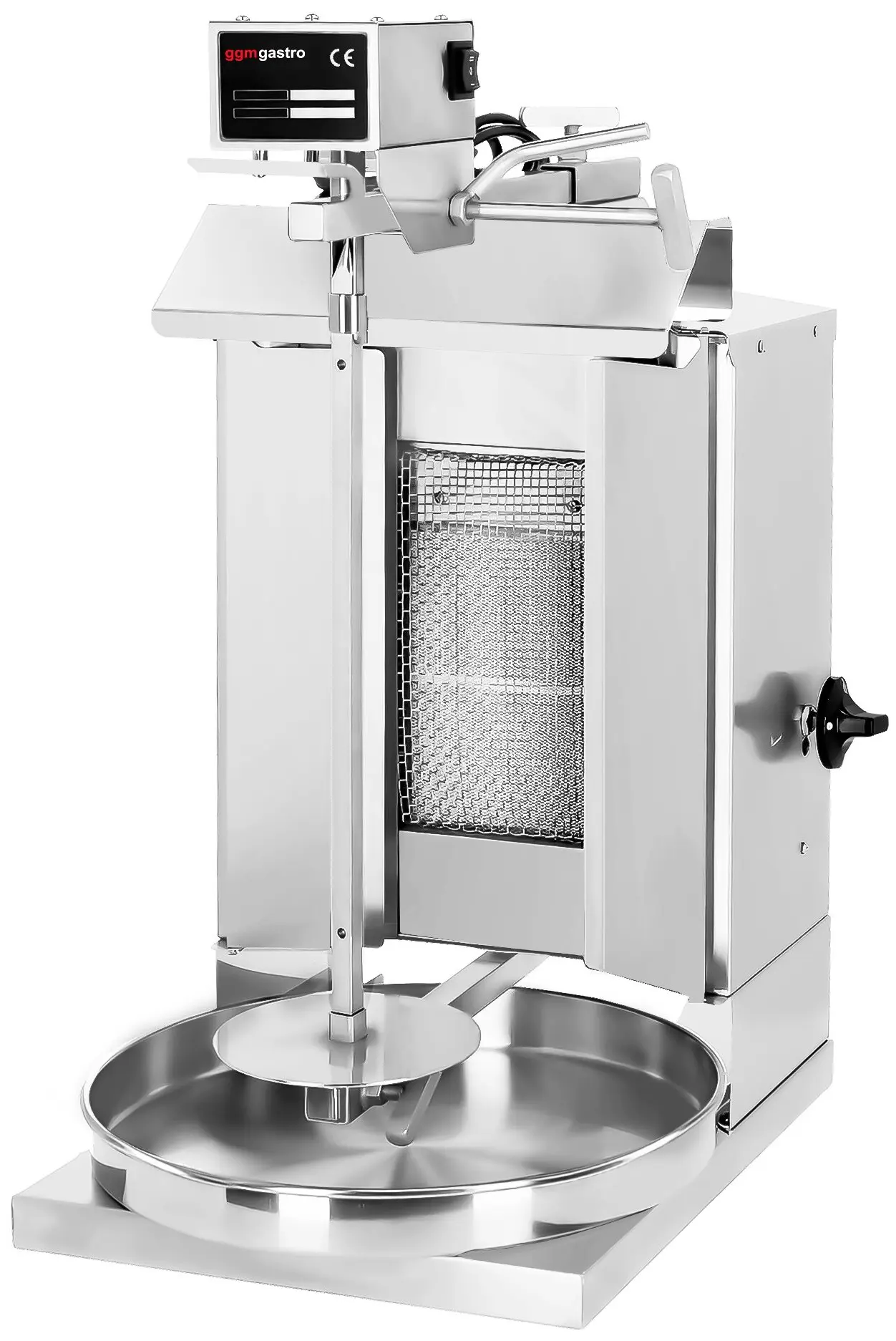 Aparat pentru kebab pe gaz GGM Gastro DOK1 (Inox) - 3