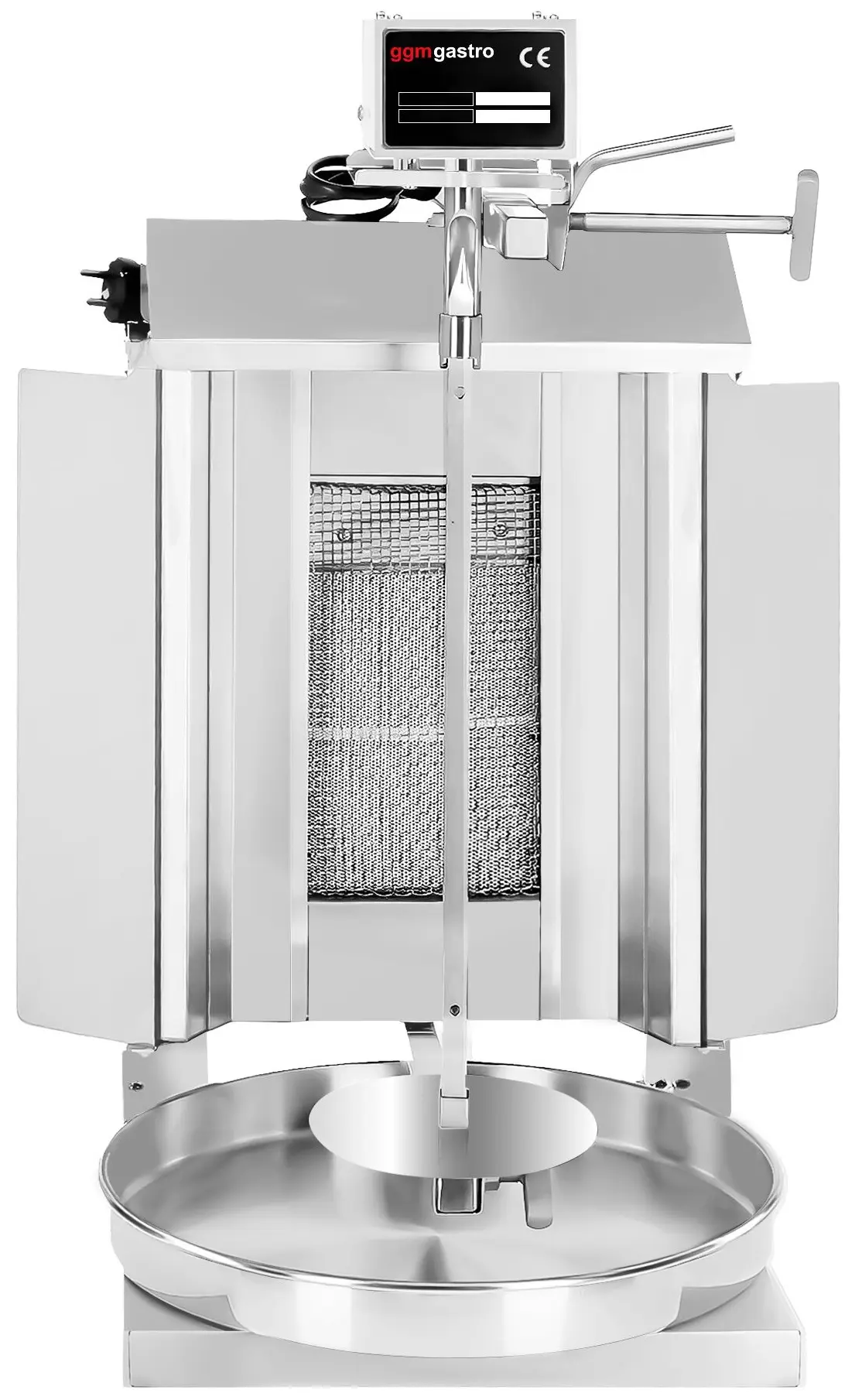 Aparat pentru kebab pe gaz GGM Gastro DOK1 (Inox) - 4
