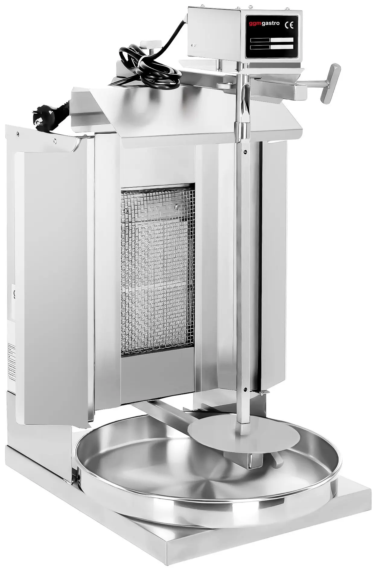 Aparat pentru kebab pe gaz GGM Gastro DOK1 (Inox) - 5