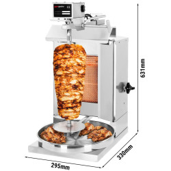 Aparat pentru kebab pe gaz GGM Gastro DOK1 (Inox) Thumb