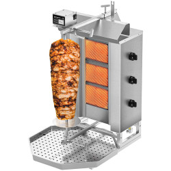 Аппарат для шаурмы газовый GGM Gastro DOK3-SB-N (Inox) Thumb