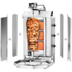 Аппарат для шаурмы газовый GGM Gastro DOK3-SB-N (Inox)