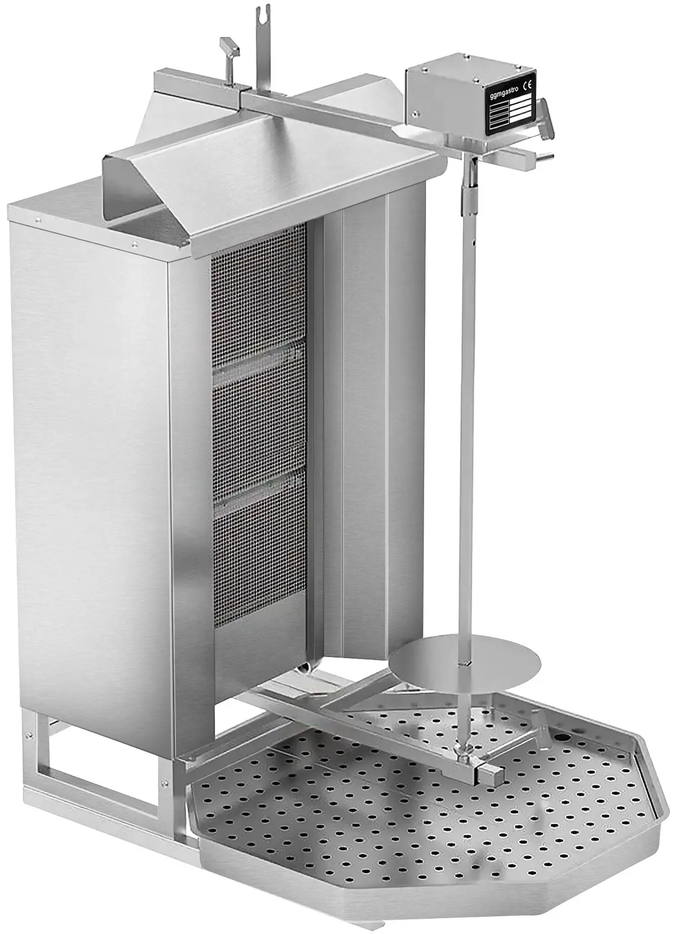 Аппарат для шаурмы газовый GGM Gastro DOK3-SB-N (Inox) - 5