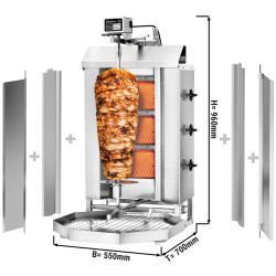 Аппарат для шаурмы газовый GGM Gastro DOK3-SB-N (Inox) Thumb