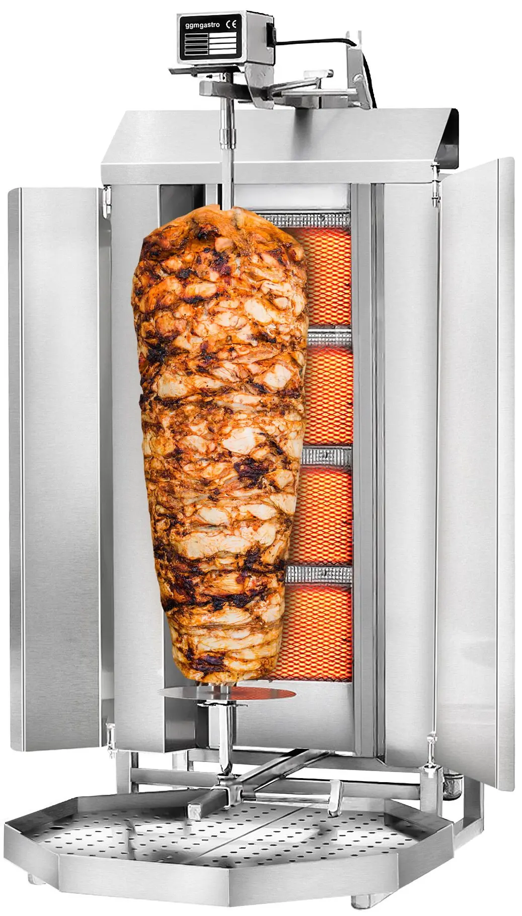 Аппарат для шаурмы газовый GGM Gastro DOK4-SB-N (Inox) - 2