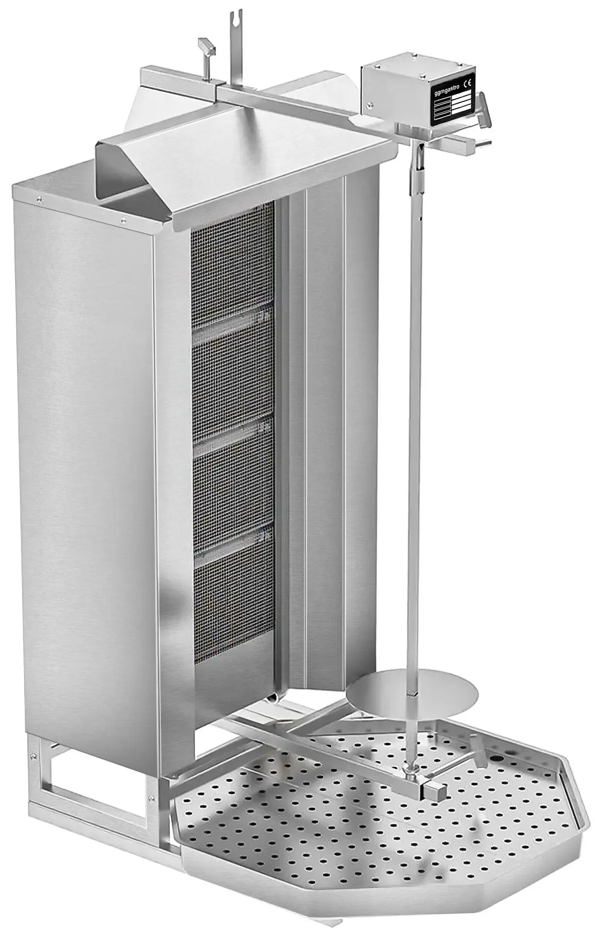 Аппарат для шаурмы газовый GGM Gastro DOK4-SB-N (Inox) - 5