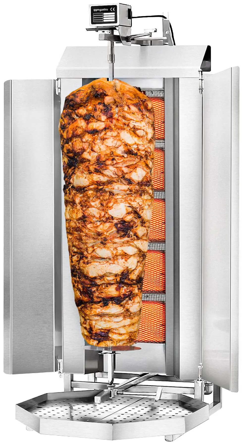 Аппарат для шаурмы газовый GGM Gastro DOK5-SB-N (Inox) - 2