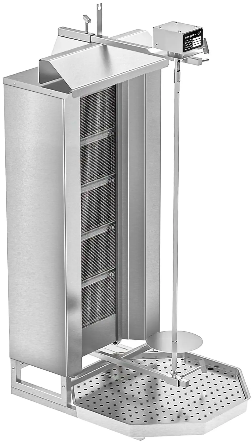 Аппарат для шаурмы газовый GGM Gastro DOK5-SB-N (Inox) - 5