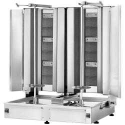 Аппарат для шаурмы газовый GGM Gastro DUK3+3-SB-N (Inox) Thumb