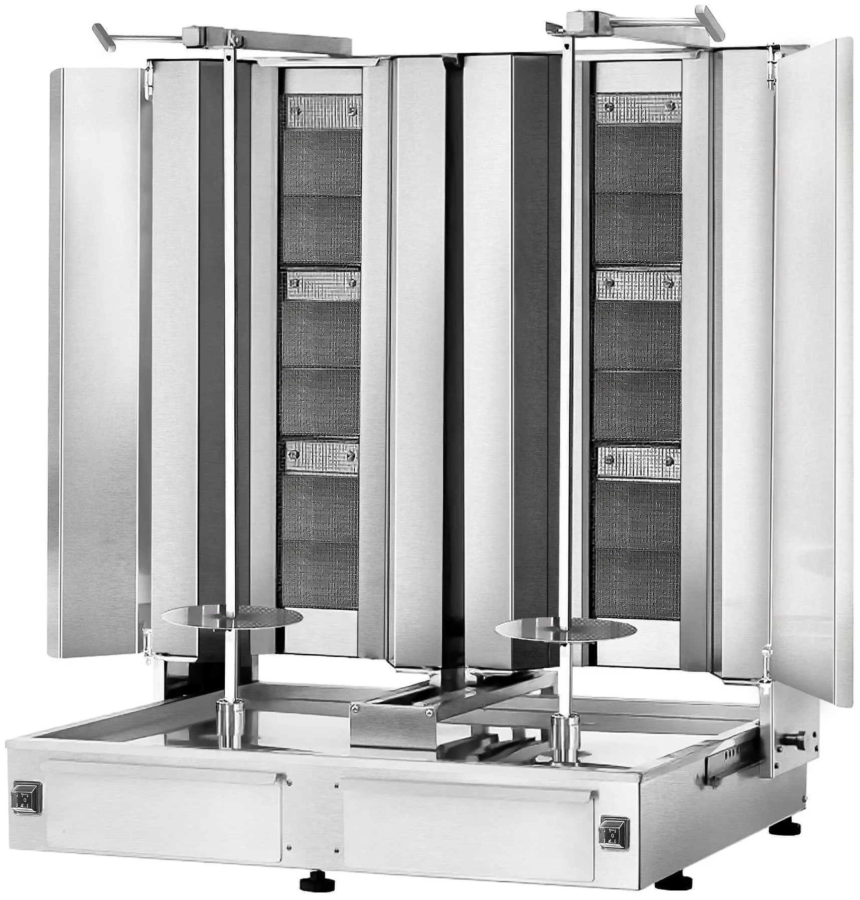 Аппарат для шаурмы газовый GGM Gastro DUK3+3-SB-N (Inox) - 3