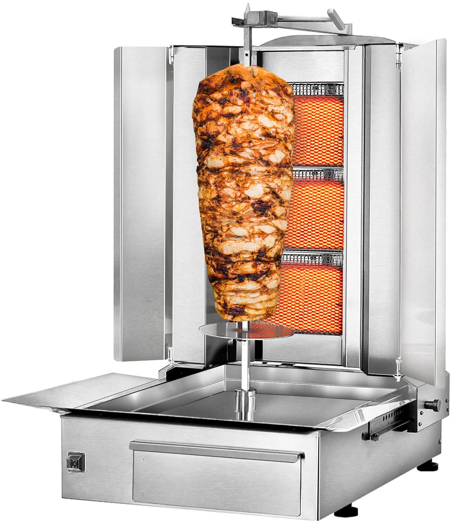 Аппарат для шаурмы газовый GGM Gastro DUK3-SB-N (Inox) - 2
