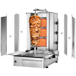 Аппарат для шаурмы газовый GGM Gastro DUK3-SB-N (Inox)
