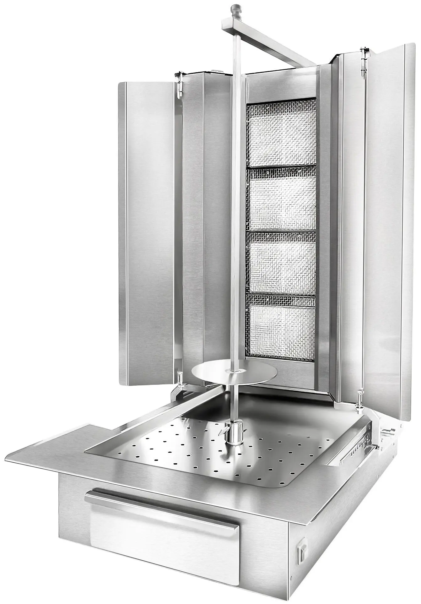 Аппарат для шаурмы газовый GGM Gastro DUK4-EN-SB-N (Inox) - 3