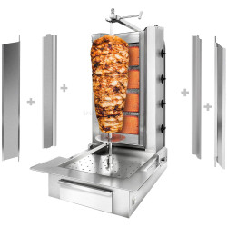 Аппарат для шаурмы газовый GGM Gastro DUK4-EN-SB-N (Inox)