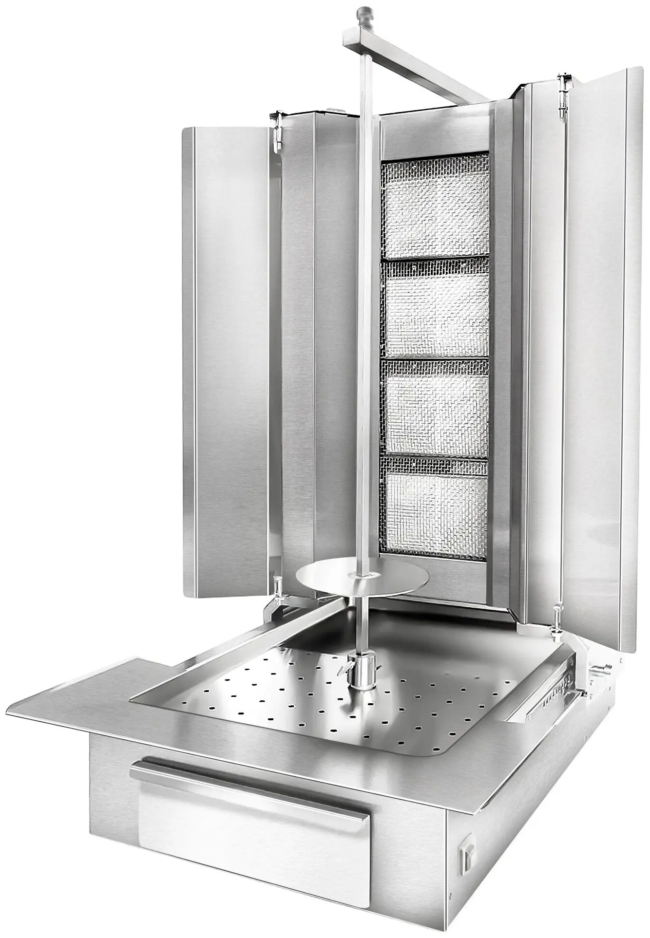 Aparat pentru kebab pe gaz GGM Gastro DUK4-FR-SB-N (Inox) - 3