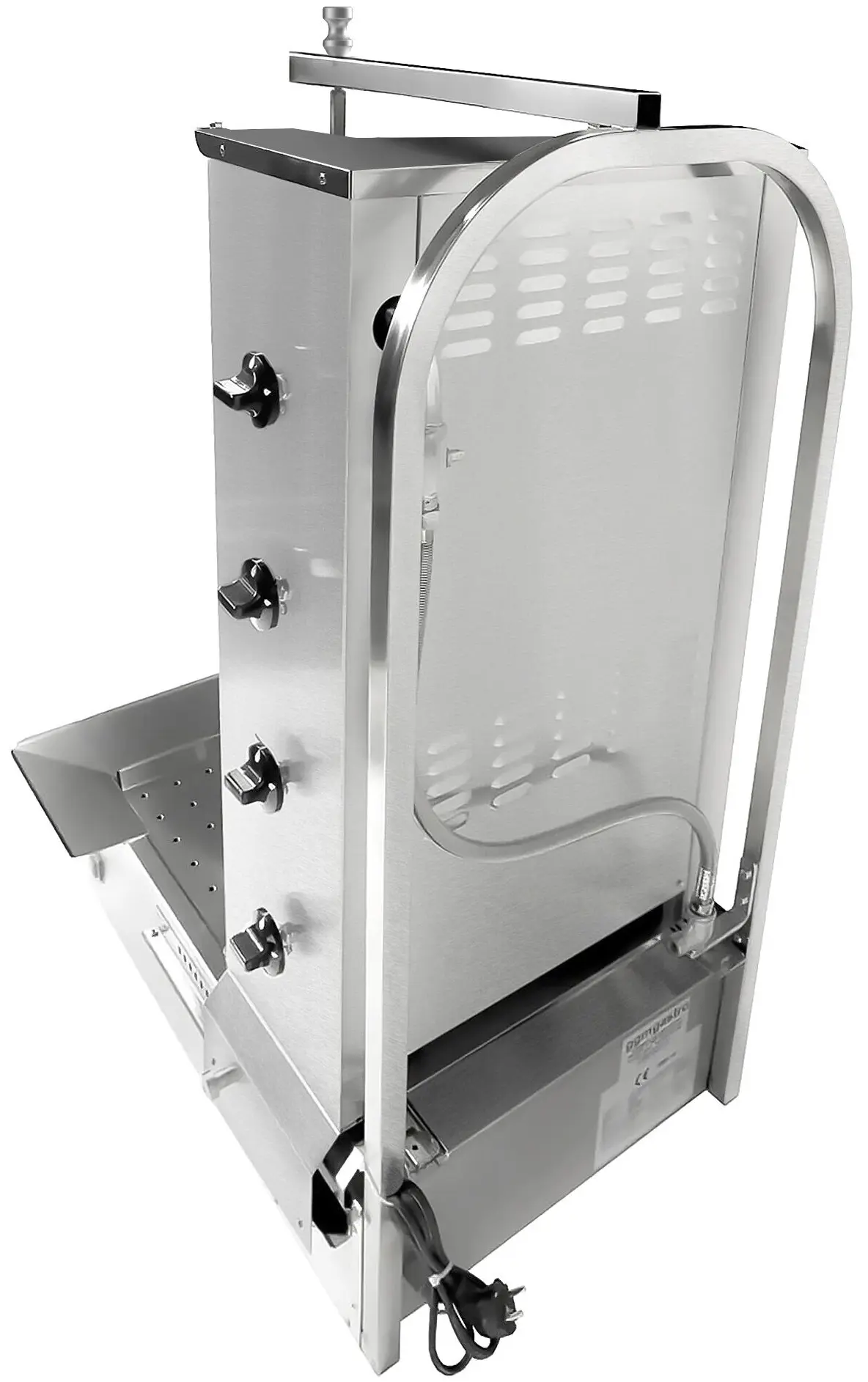 Aparat pentru kebab pe gaz GGM Gastro DUK4-FR-SB-N (Inox) - 4