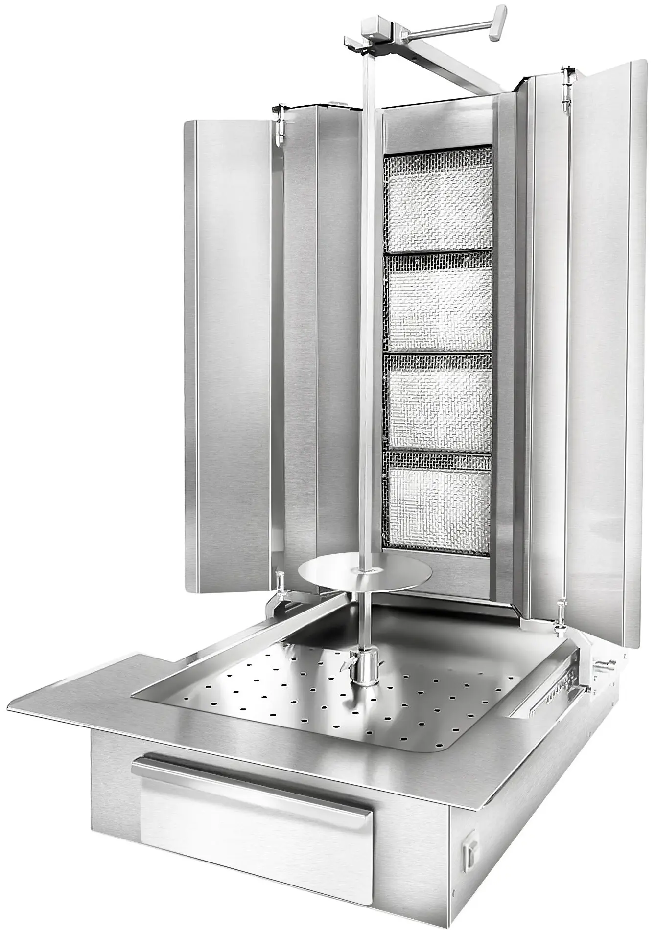 Аппарат для шаурмы газовый GGM Gastro DUK4-SB-N (Inox) - 2