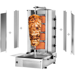 Аппарат для шаурмы газовый GGM Gastro DUK4-SB-N (Inox)