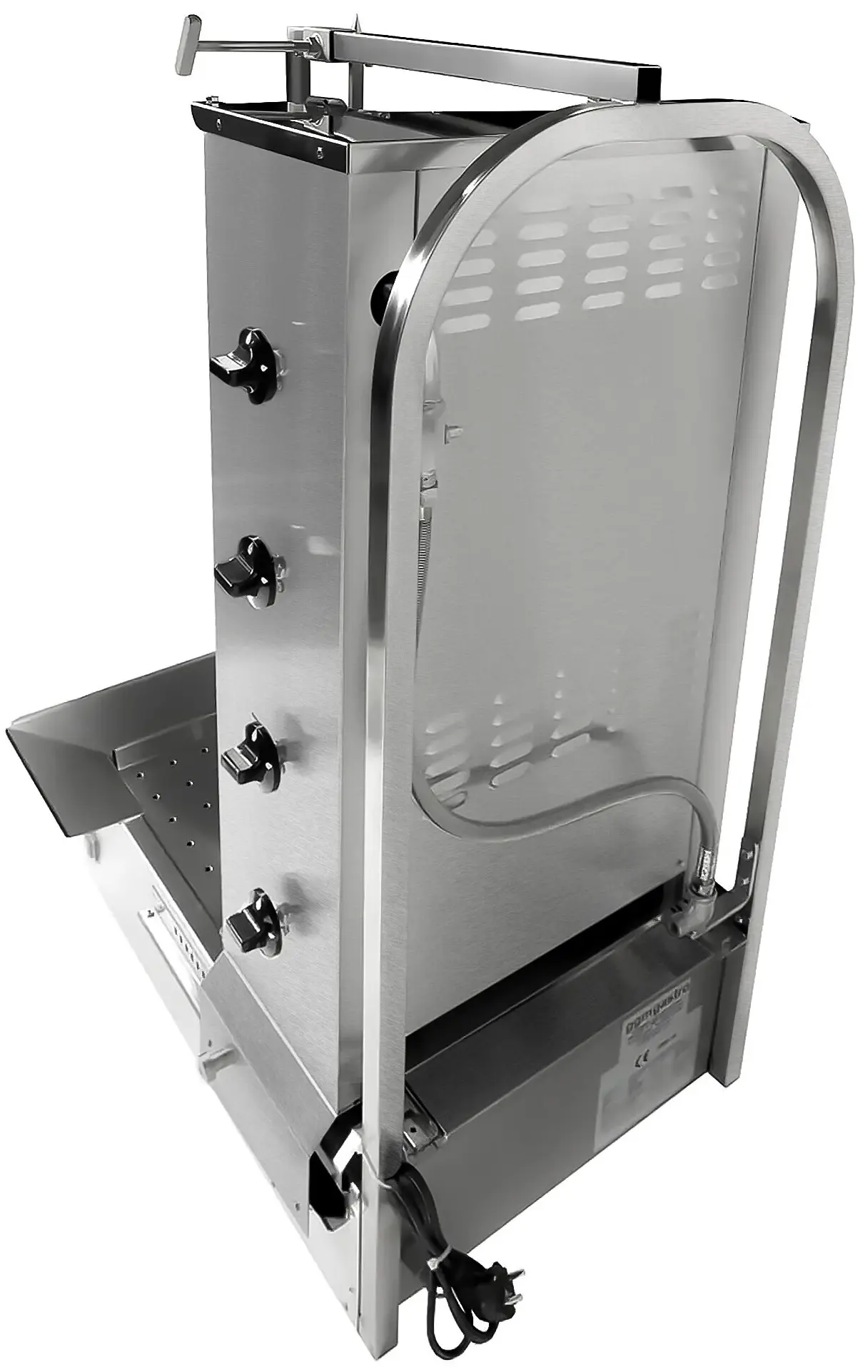 Аппарат для шаурмы газовый GGM Gastro DUK4-SB-N (Inox) - 4