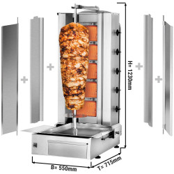 Аппарат для шаурмы газовый GGM Gastro DUK5-SB-N (Inox) Thumb