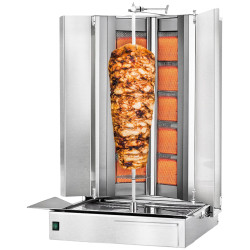 Аппарат для шаурмы газовый GGM Gastro DUVK5+5-N (Inox) Thumb