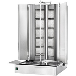 Аппарат для шаурмы газовый GGM Gastro DUVK5+5-N (Inox) Thumb