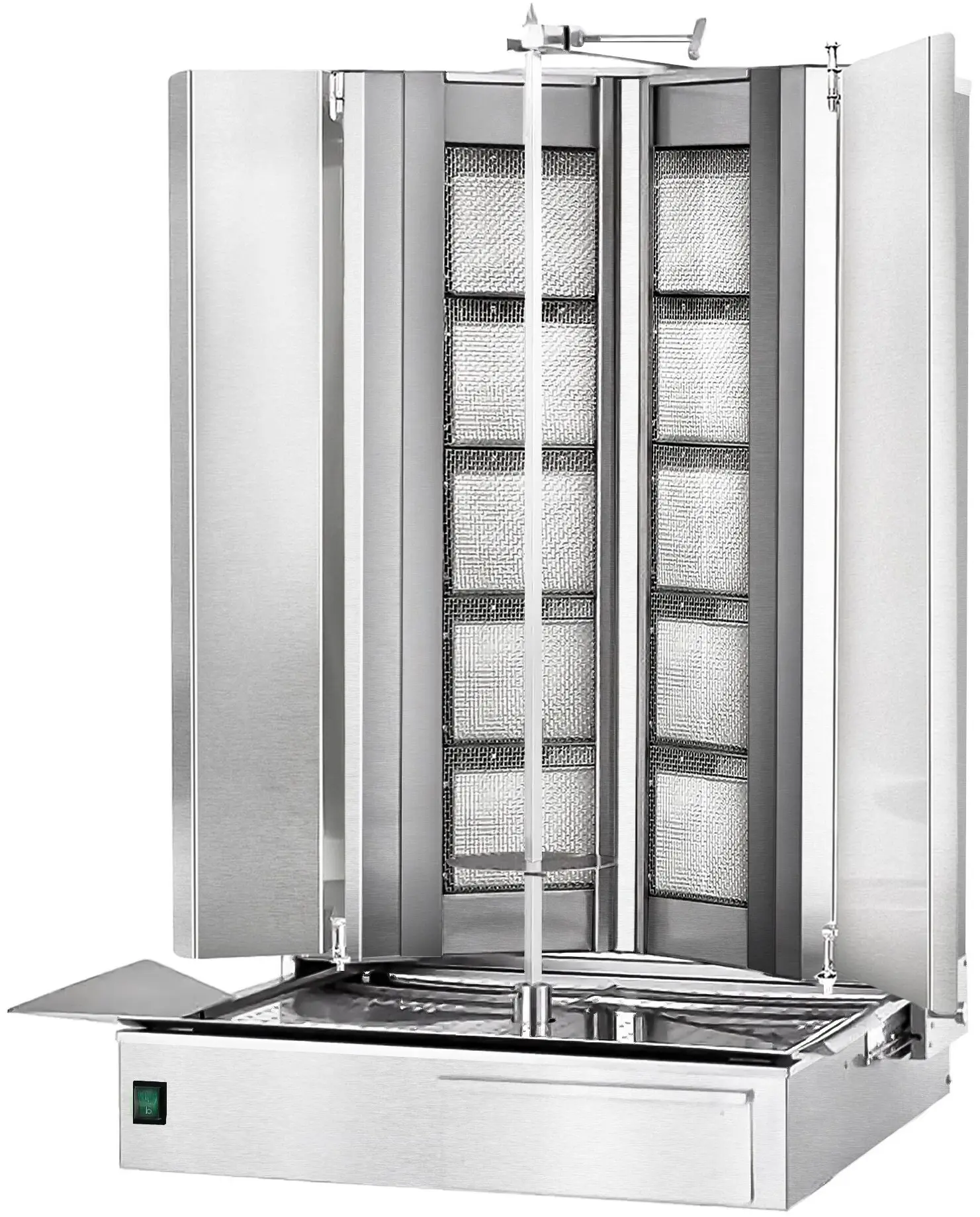 Аппарат для шаурмы газовый GGM Gastro DUVK5+5-N (Inox) - 3