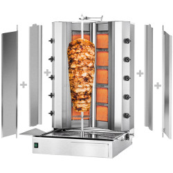 Аппарат для шаурмы газовый GGM Gastro DUVK5+5-N (Inox)