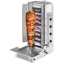 Аппарат для шаурмы газовый GGM Gastro GLDGB (Inox)