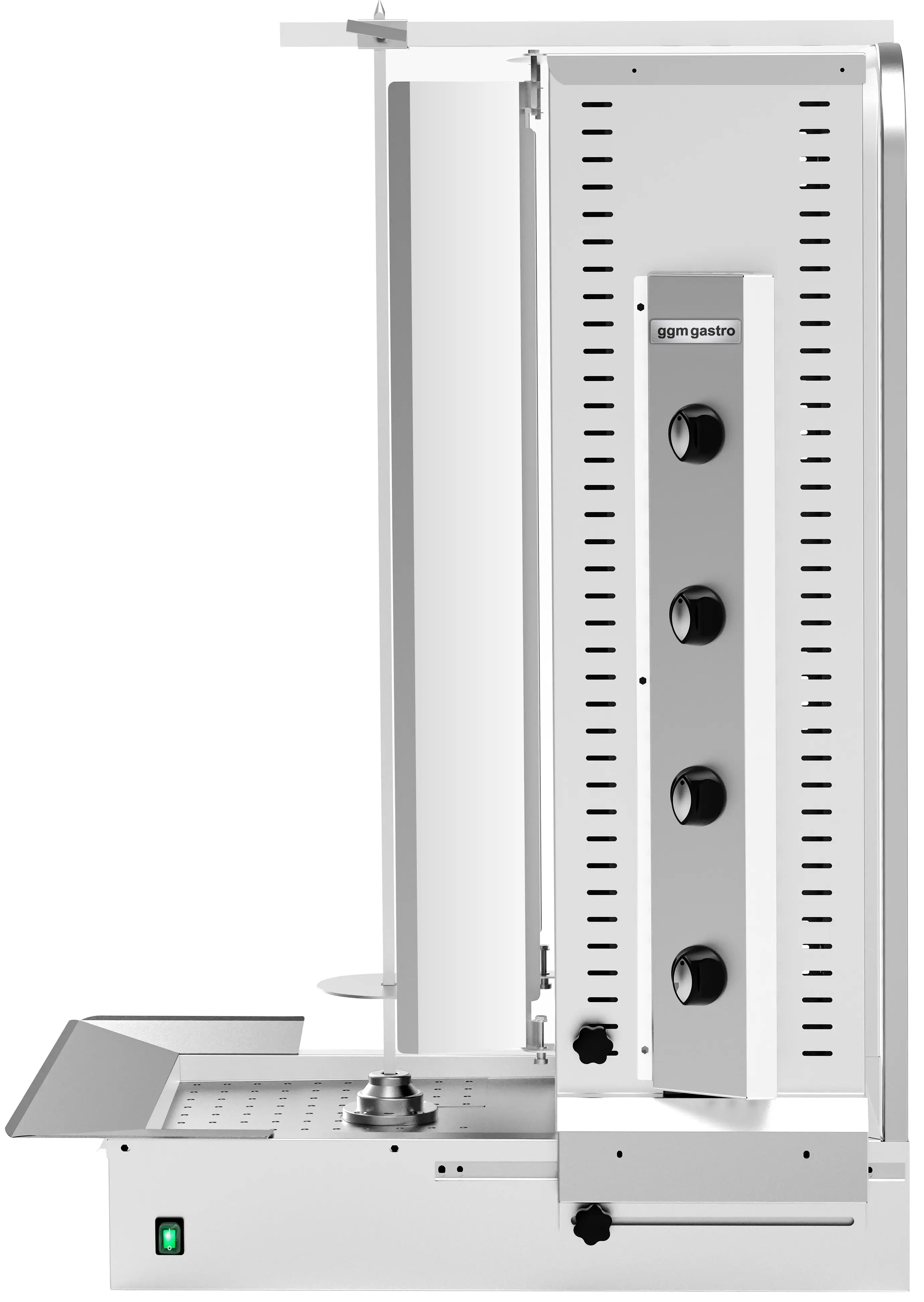 Аппарат для шаурмы газовый GGM Gastro GLDGB (Inox) - 5