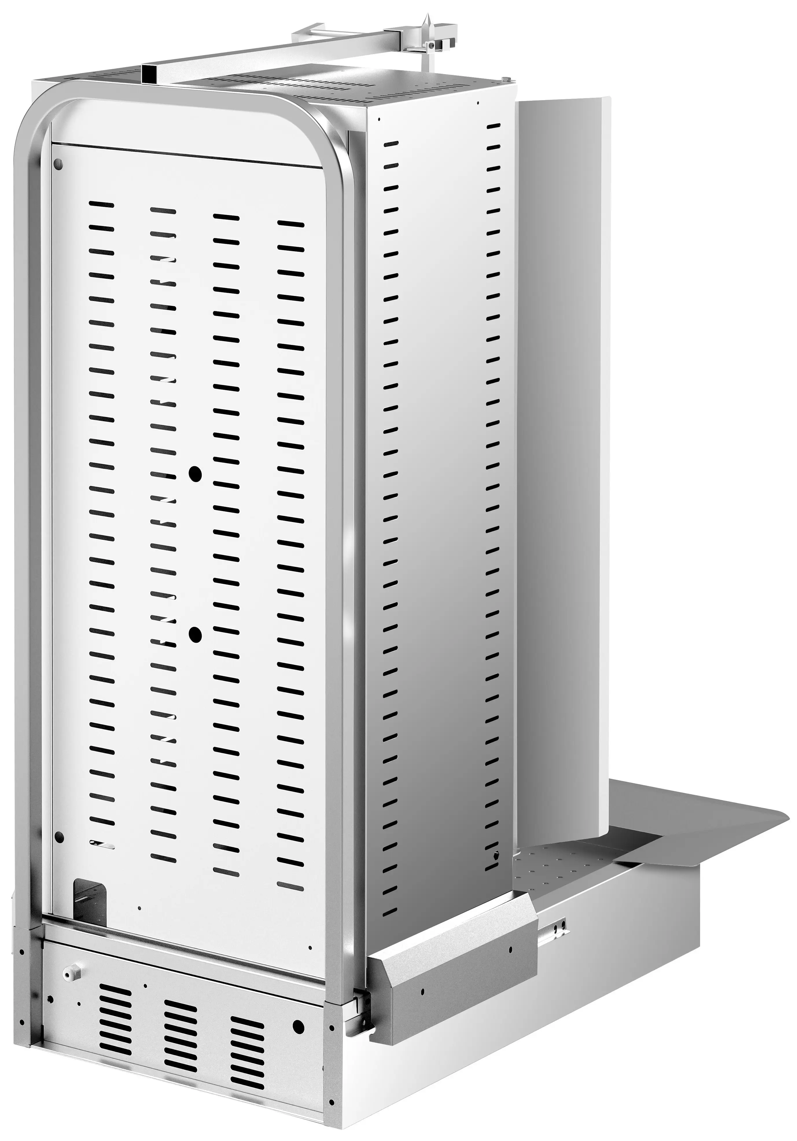 Аппарат для шаурмы газовый GGM Gastro GLDGB (Inox) - 7