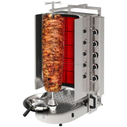 Аппарат для шаурмы газовый GGM Gastro Robax DUI10R (Inox)