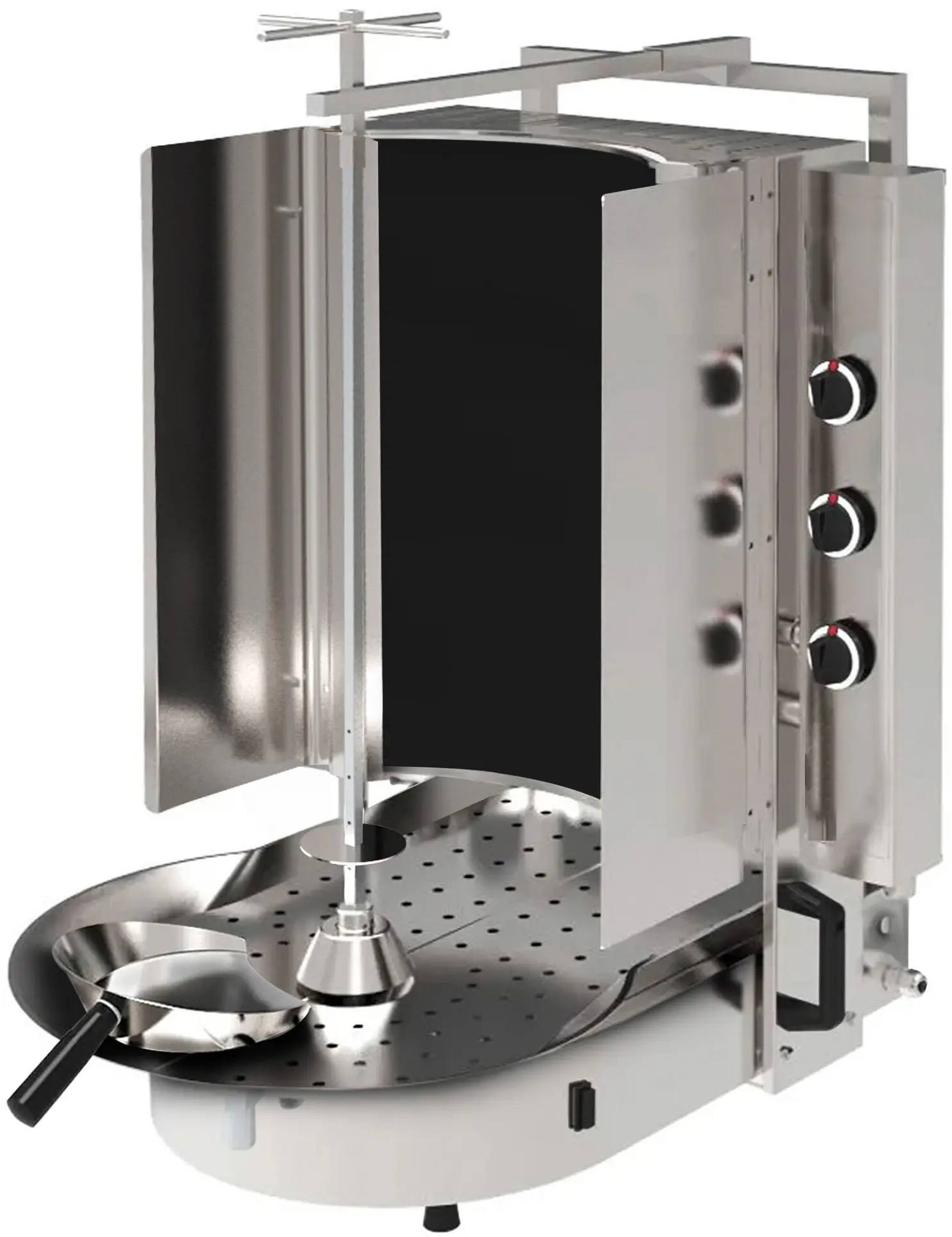 Аппарат для шаурмы газовый GGM Gastro Robax DUI6R (Inox) - 2
