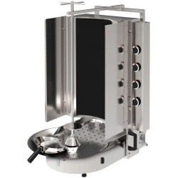 Aparat pentru kebab pe gaz GGM Gastro Robax DUI8R (Inox) Thumb