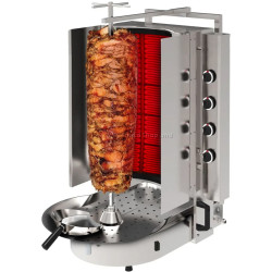 Аппарат для шаурмы газовый GGM Gastro Robax DUI8R (Inox)