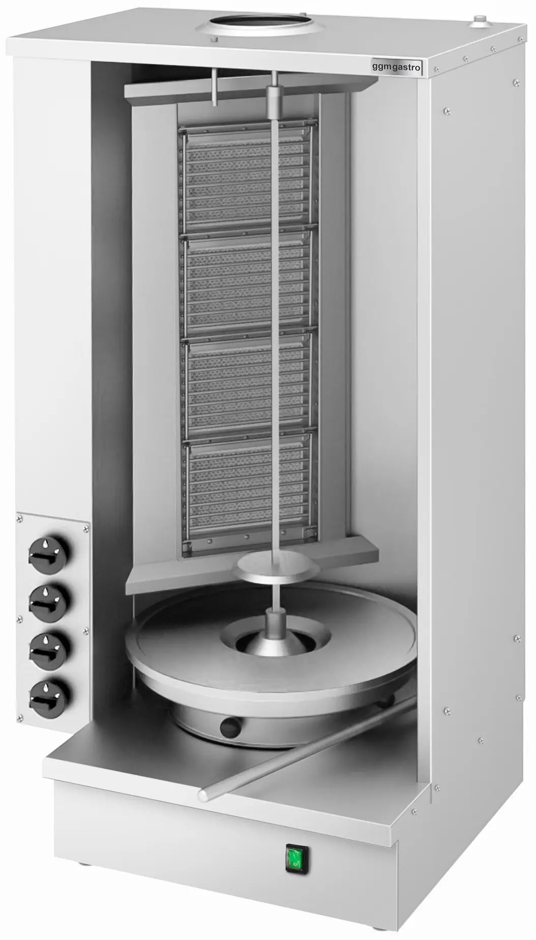 Аппарат для шаурмы газовый GGM Gastro SGAT4 (Inox) - 3