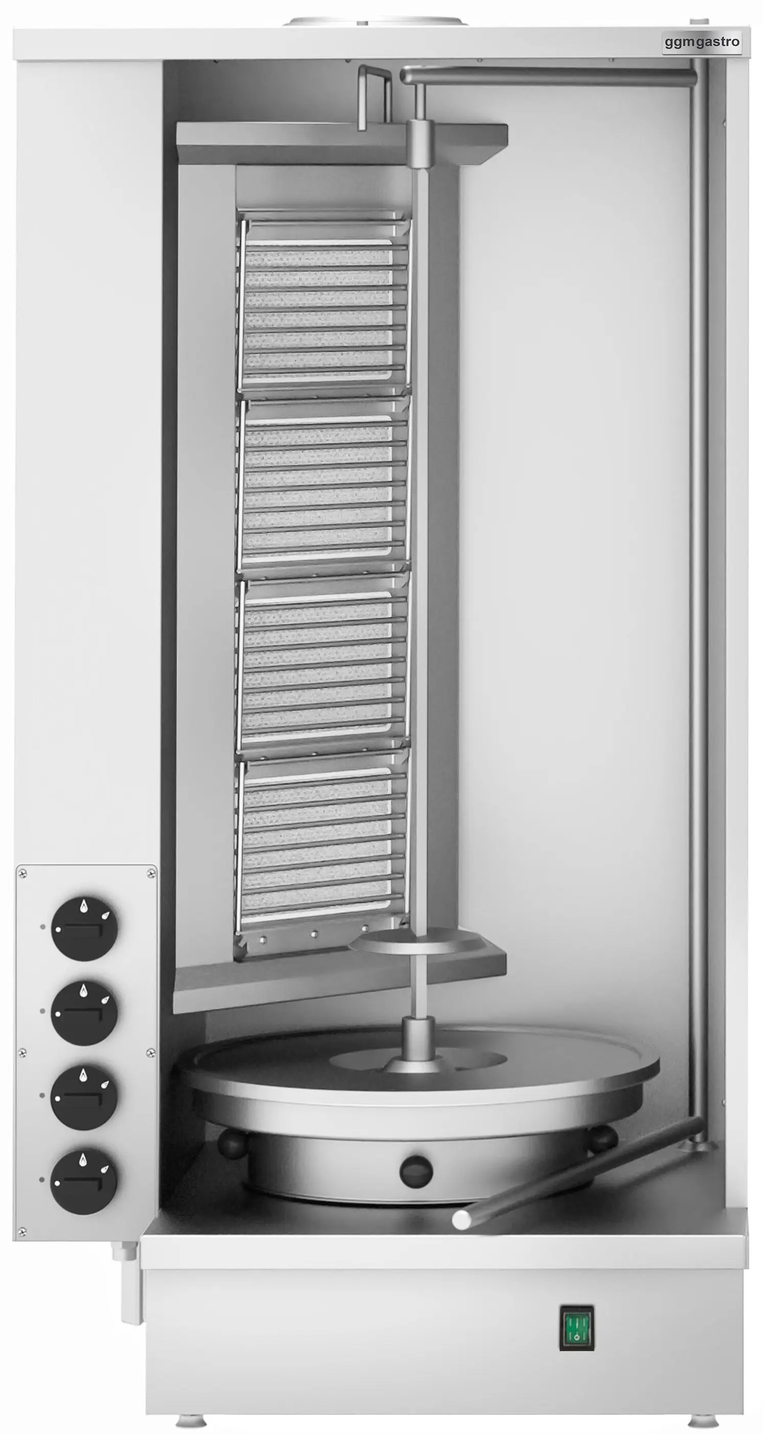 Аппарат для шаурмы газовый GGM Gastro SGAT4 (Inox) - 4