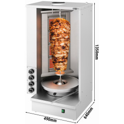 Аппарат для шаурмы газовый GGM Gastro SGAT4 (Inox) Thumb