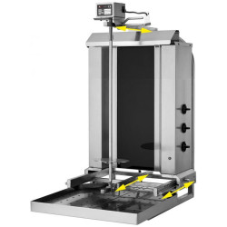 Аппарат для шаурмы GGM Gastro DOBKE3-N (Inox) Thumb