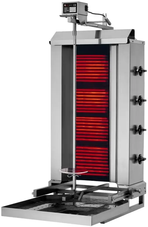 Аппарат для шаурмы GGM Gastro DOBKE4-N (Inox) - 3