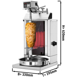 Аппарат для шаурмы GGM Gastro DOKE1 (Inox) Thumb