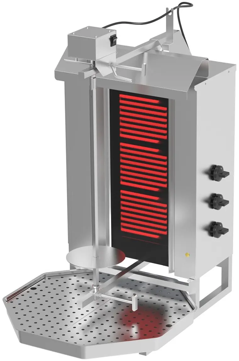 Аппарат для шаурмы GGM Gastro DOKE3-N (Inox) - 2