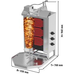 Аппарат для шаурмы GGM Gastro DOKE3-N (Inox) Thumb