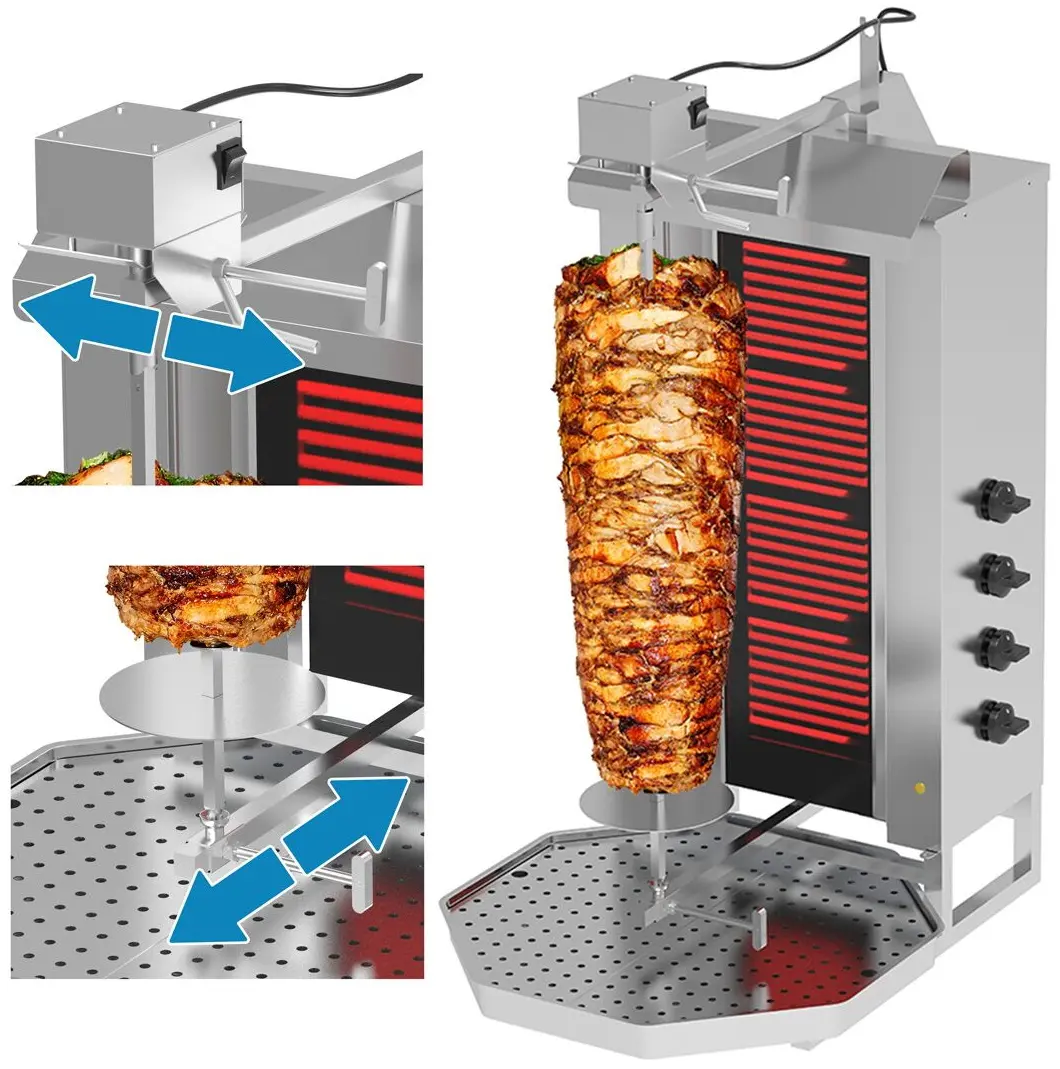 Аппарат для шаурмы GGM Gastro DOKE4-N (Inox) - 4
