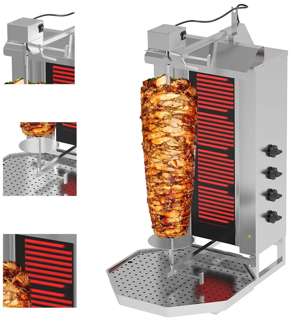 Аппарат для шаурмы GGM Gastro DOKE4-N (Inox) - 5
