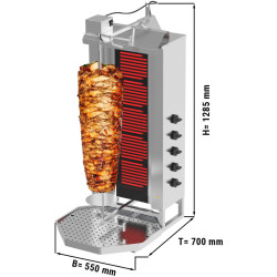 Аппарат для шаурмы GGM Gastro DOKE5-N (Inox) Thumb