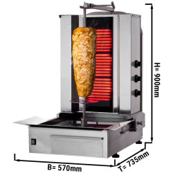 Аппарат для шаурмы GGM Gastro DUKE3-N (Inox) Thumb