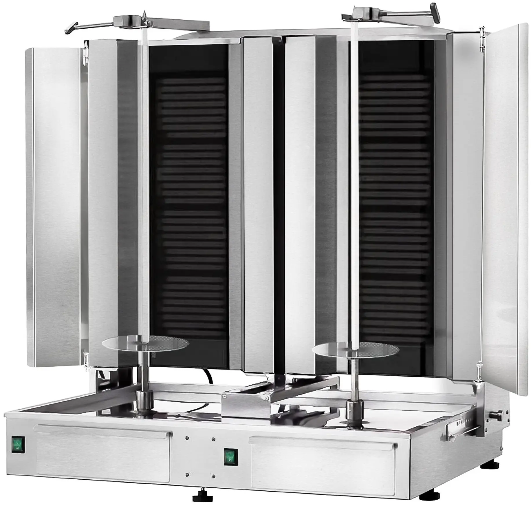 Аппарат для шаурмы GGM Gastro DUKE4+4-N (Inox) - 2