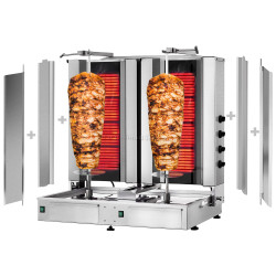 Аппарат для шаурмы GGM Gastro DUKE4+4-N (Inox)